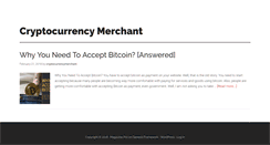 Desktop Screenshot of cryptocurrencymerchant.com