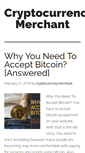 Mobile Screenshot of cryptocurrencymerchant.com